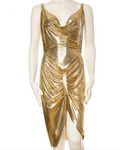 Metallic Mesh Dress